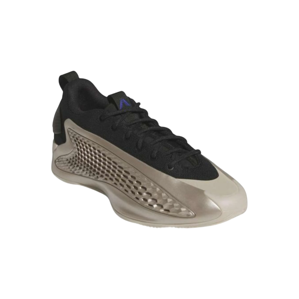 Zapatillas de baloncesto THE KICKS WORLD Adidas AE 1 Low en color champagne metalizado y negro con diseño futurista