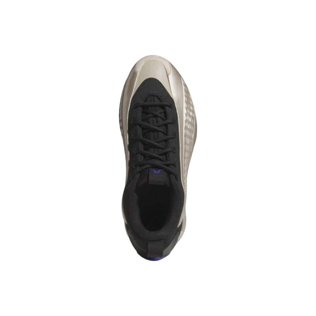 Zapatillas de baloncesto THE KICKS WORLD Adidas AE 1 Low en color Champagne Metallic y negro con diseño futurista