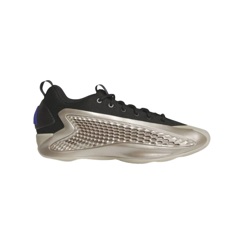 Zapatillas de baloncesto THE KICKS WORLD Adidas AE 1 Low en color champagne metalizado con jaula geométrica y base negra
