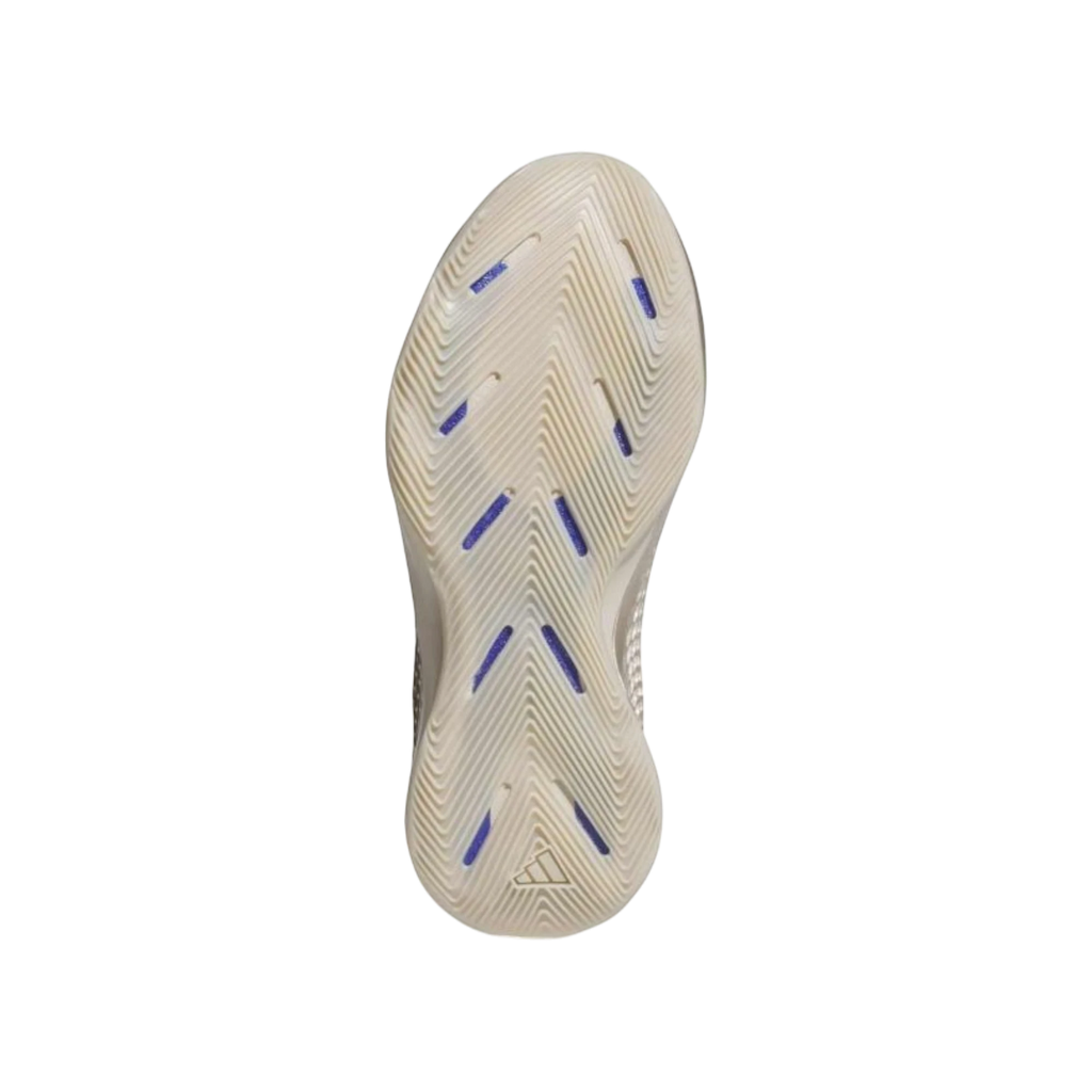 Suela de zapatilla de baloncesto THE KICKS WORLD Adidas AE 1 Low en tono champagne con patrón de tracción detallado