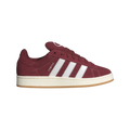 Zapatillas Adidas Campus 00s de ante color burdeos con detalles blancos y suela de goma. Estilo retro.