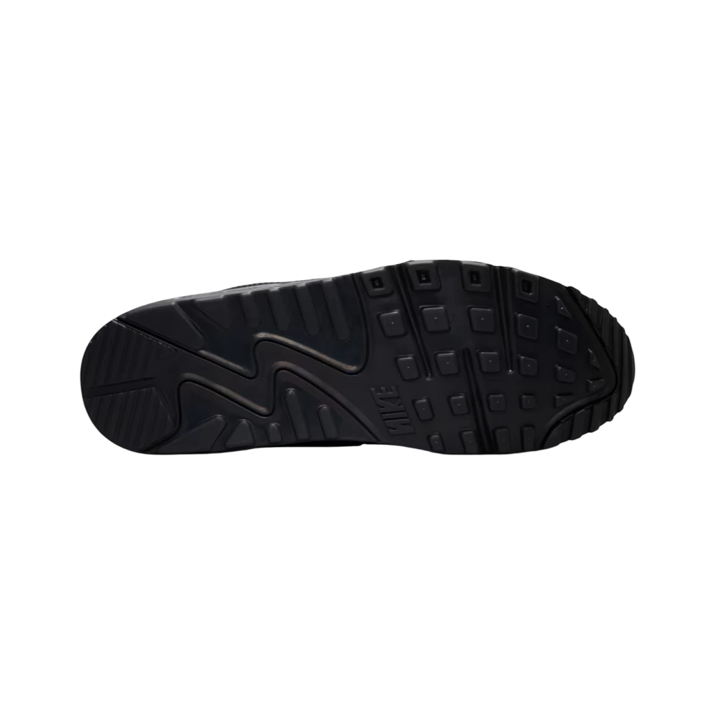 Suela de goma negra con patrón de tracción icónico de las zapatillas THE KICKS WORLD Nike Air Max 90