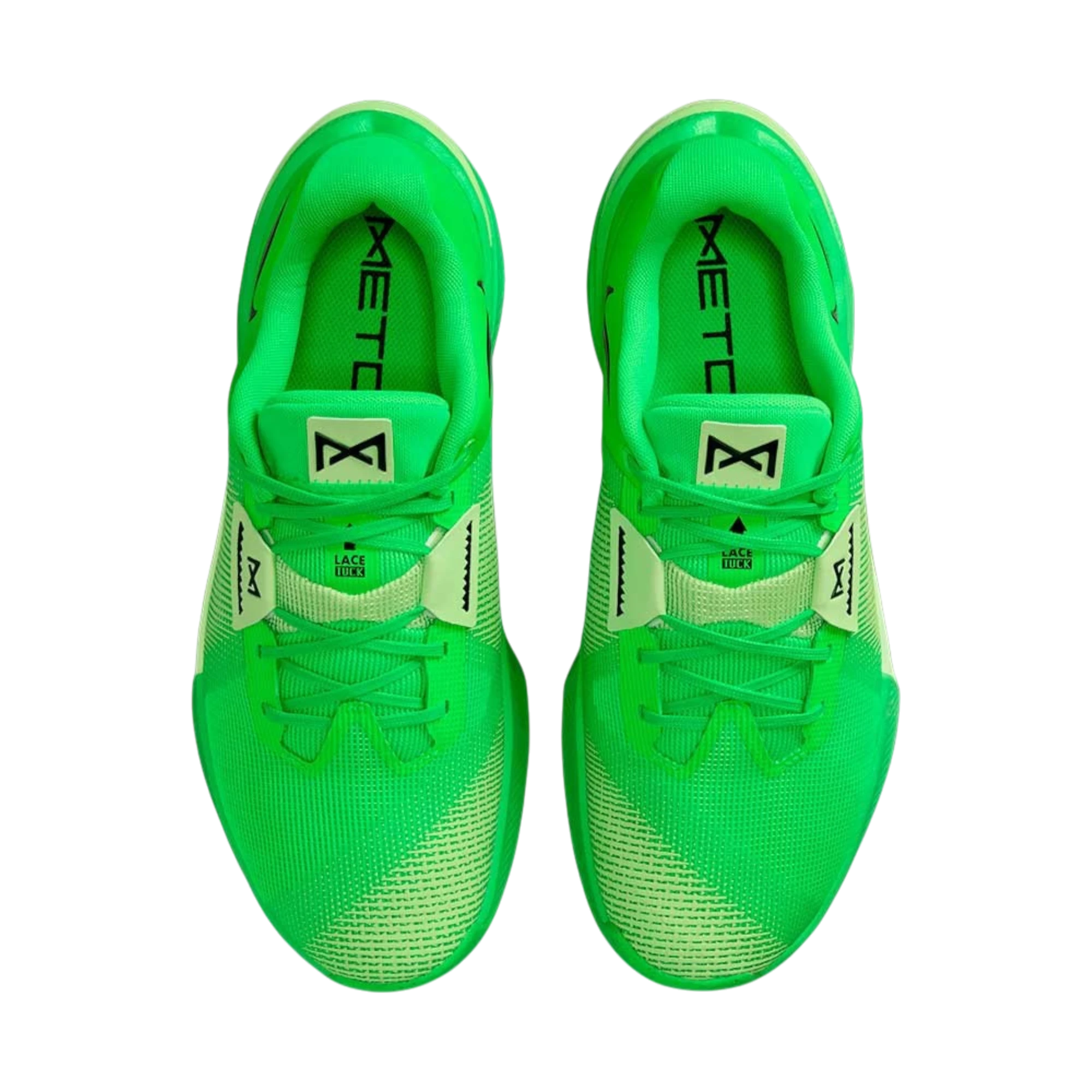 Zapatillas de entrenamiento THE KICKS WORLD Nike Metcon 10 en color verde neón con malla técnica y diseño ergonómico